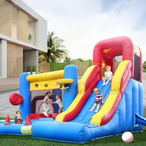 Indoor Outdoor Kids Bouncing Castle With Slide