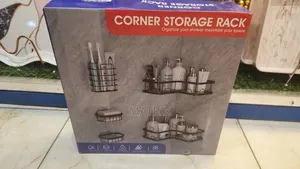 5 Piece Corner Shower Caddy Set Bathroom Organizer
