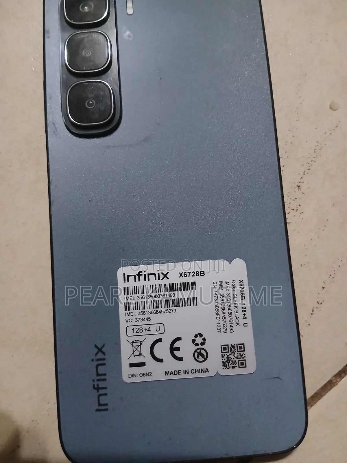 Infinix Hot 60i 128 GB Black