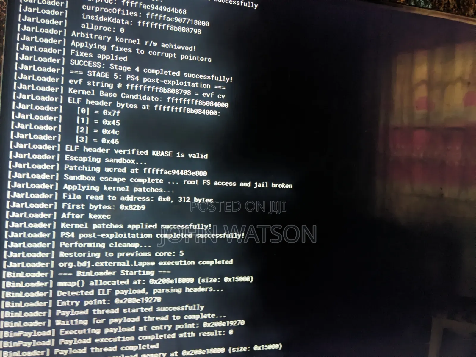 Jailbroken Ps4 for Sale