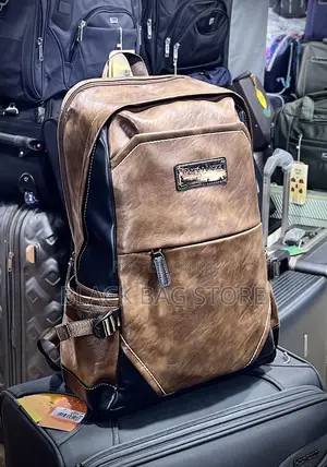 Designer Leather Backpack