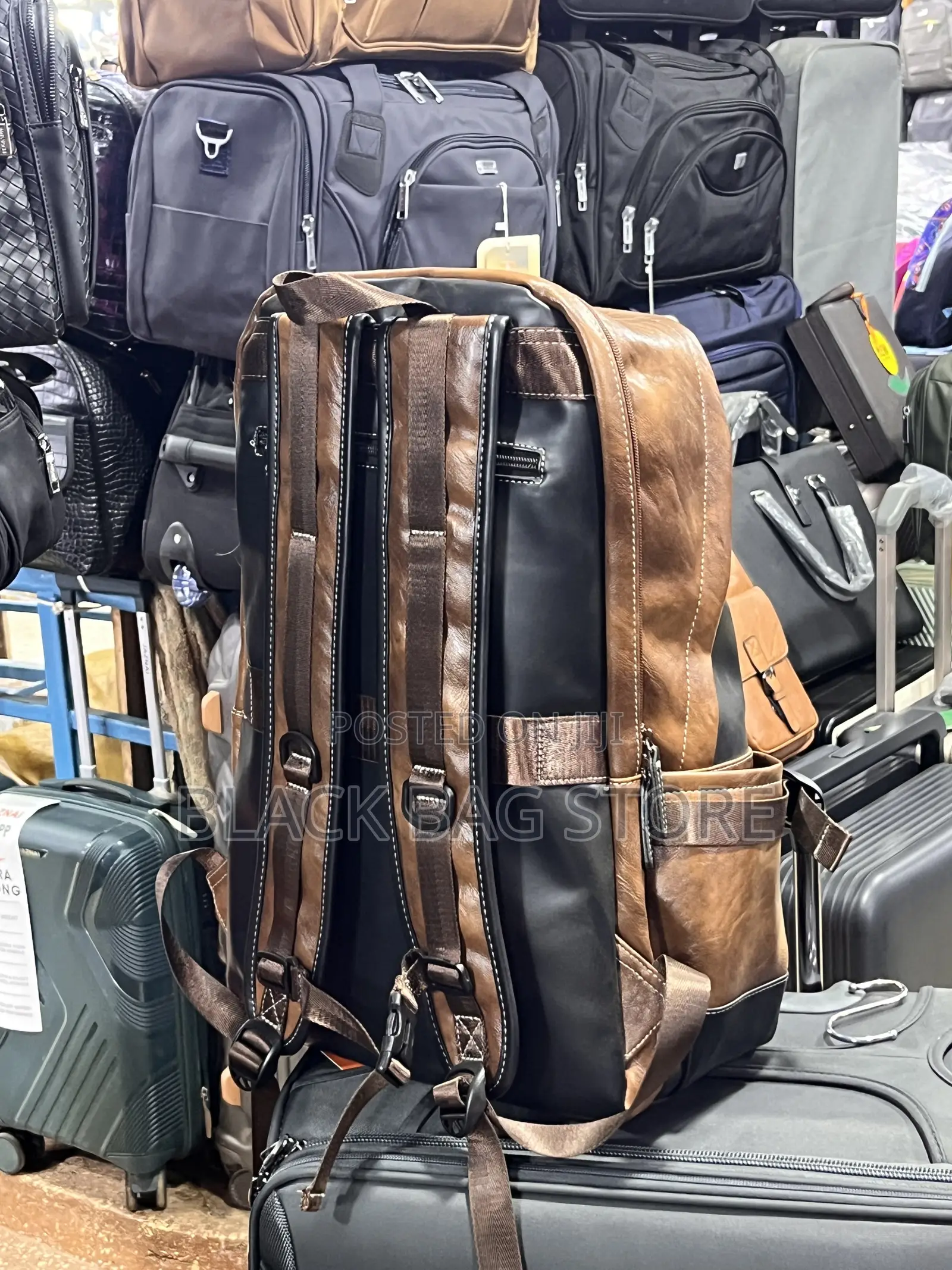 Designer Leather Backpack