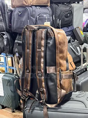Designer Leather Backpack