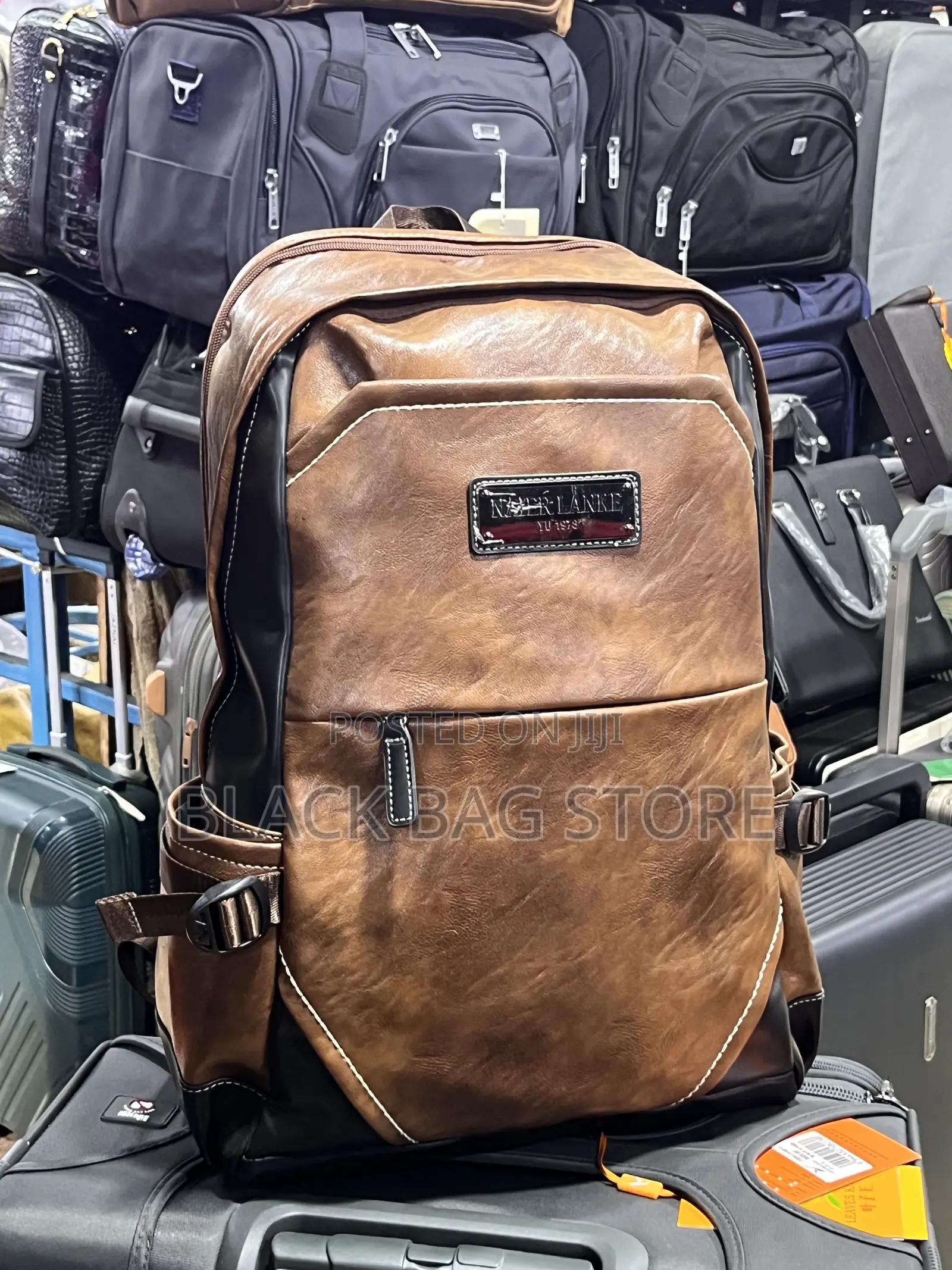 Designer Leather Backpack