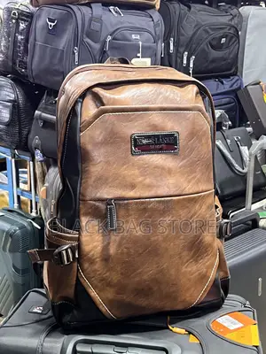Designer Leather Backpack