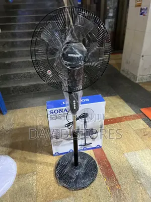 Sayona Stand Fan With Remote – Adjustable, Energy-Efficient Floor Fan