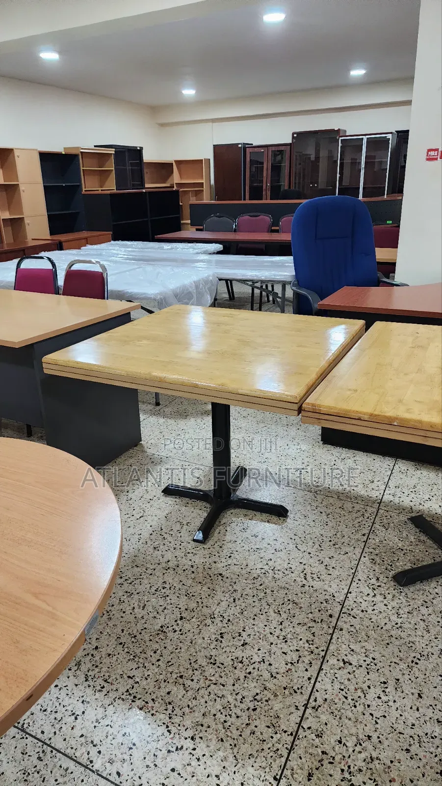 Original Restaurant Dining Table Single Stand