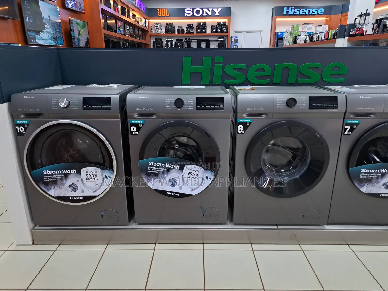 10kg Hisense Washing Machine Front Loader Fully Automatic