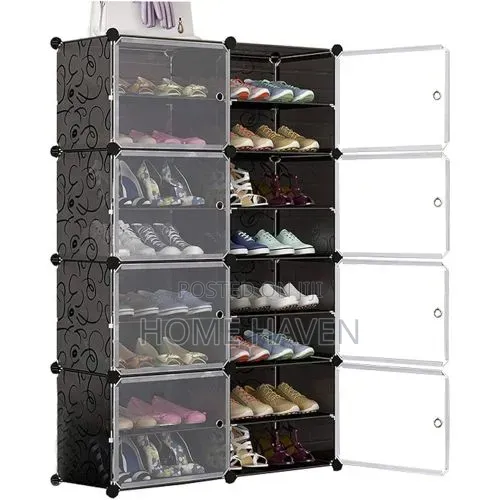 2door 8tier Shoe Rack