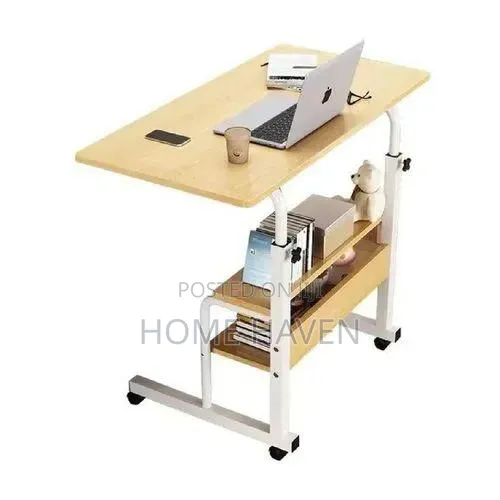 Adjustable Movable Table With Wheels