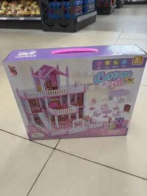 Cottage Girl Princess Villa Diy Assembled Dollhouse Playset (201 Pcs)