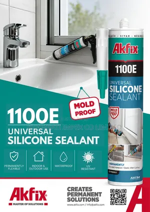 Akfix Silicon 1100 White Black Clear