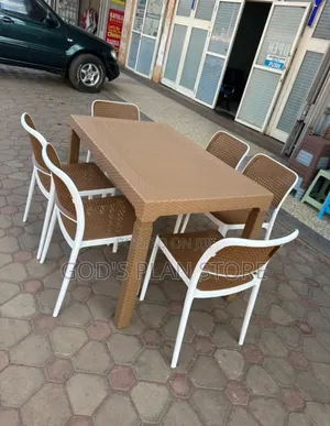 Rato 120cm Dining Plastic Table and Chairs Plastic Table and Chairs