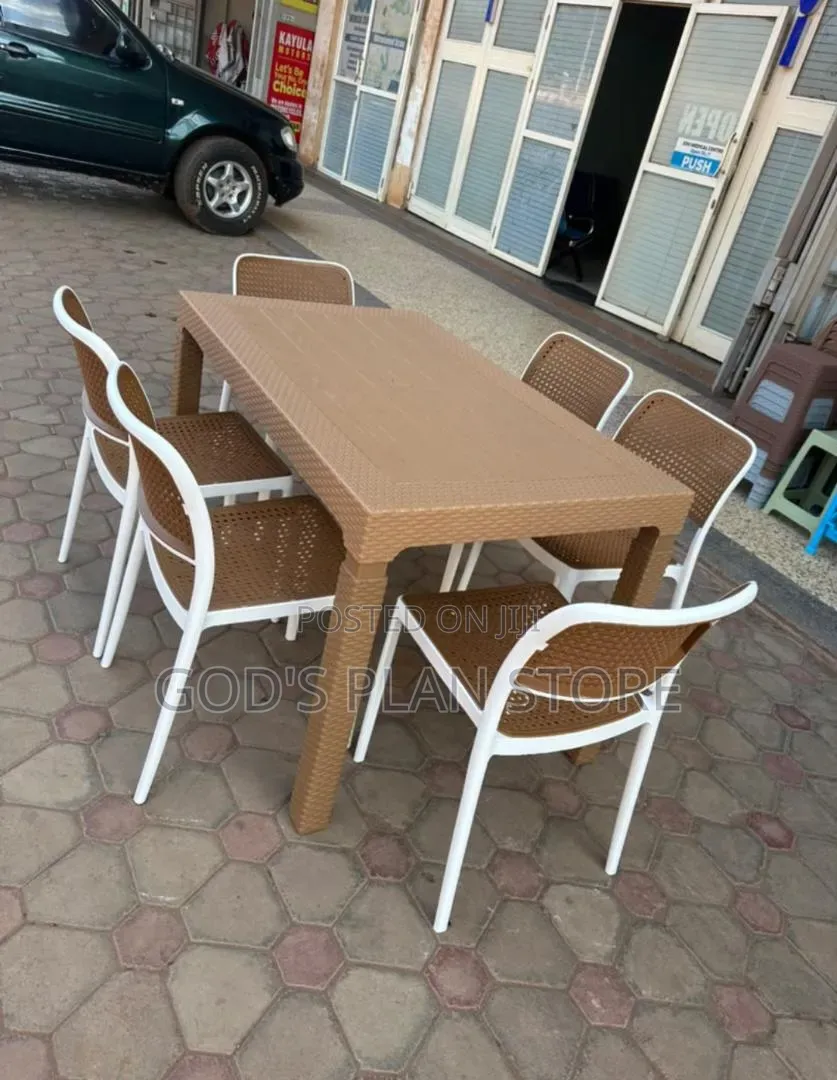 Rato 120cm Dining Plastic Table and Chairs Plastic Table and Chairs