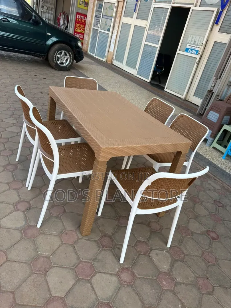 Rato 120cm Dining Plastic Table and Chairs Plastic Table and Chairs