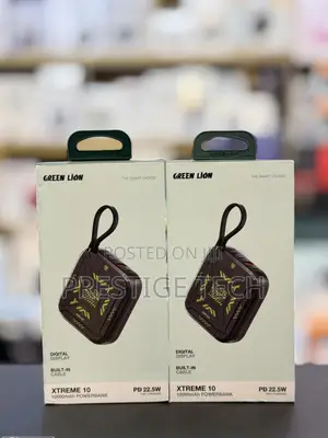 Green Lion Xtreme 10 Power Bank 10000mah With Power Delivery 22.5w