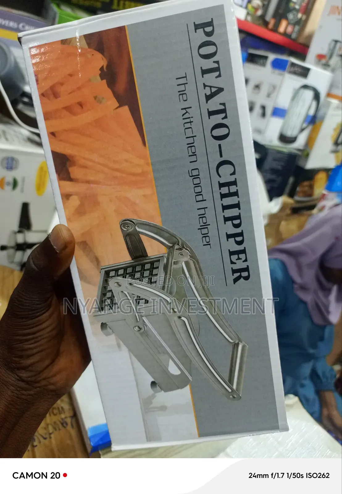 Manual Potato Chipper. Chips Cutter.