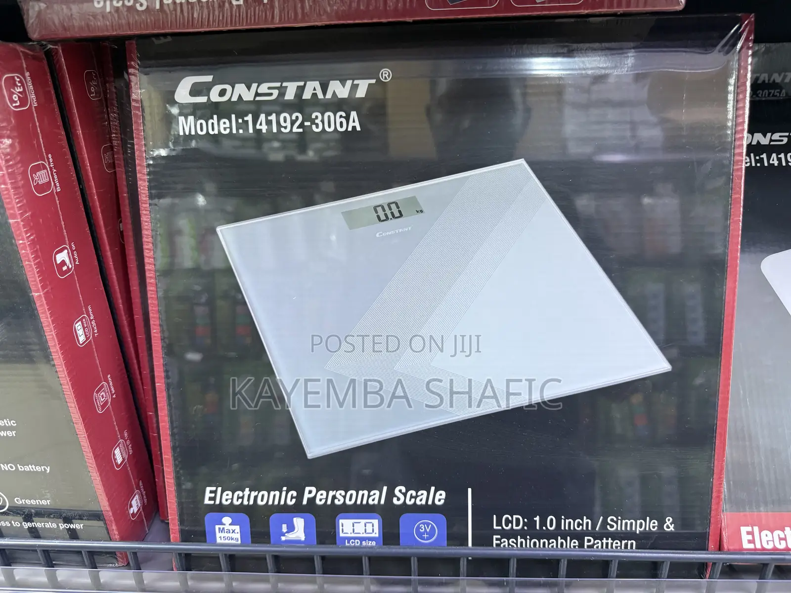 Constant Electronic Personal Scale Model 14192-306a - 150kg