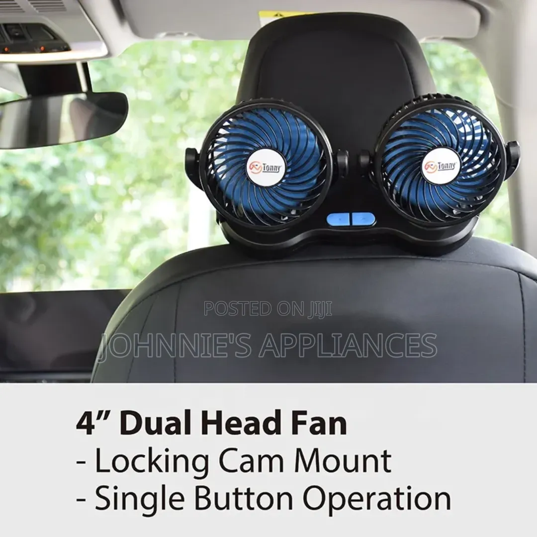 Double Rechargeable Car Fan / Car Ac