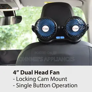 Double Rechargeable Car Fan / Car Ac
