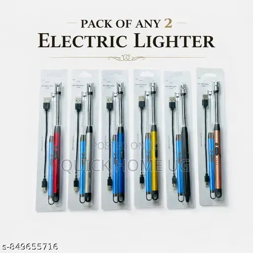 Electric Rechargeable Arc Gas Lighter, Usb Type