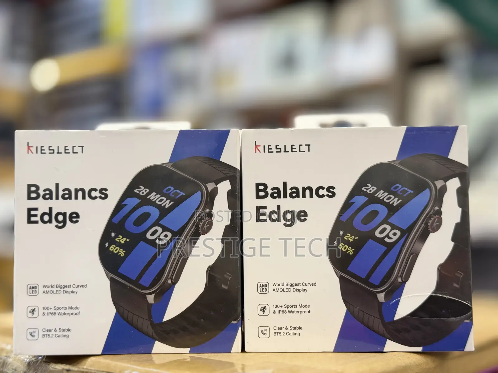Kieselect Balancs / Balance Edge Smartwatch, Curved Amoled Display