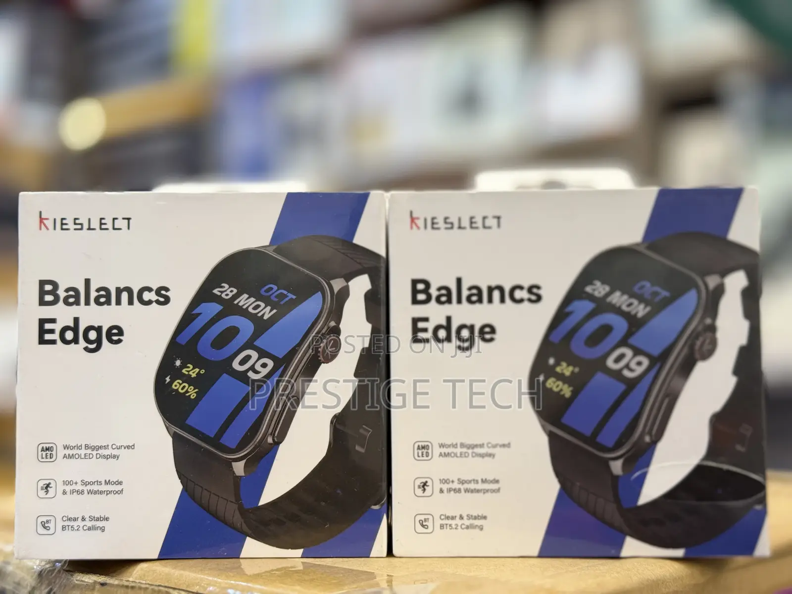 Kieselect Balancs / Balance Edge Smartwatch, Curved Amoled Display