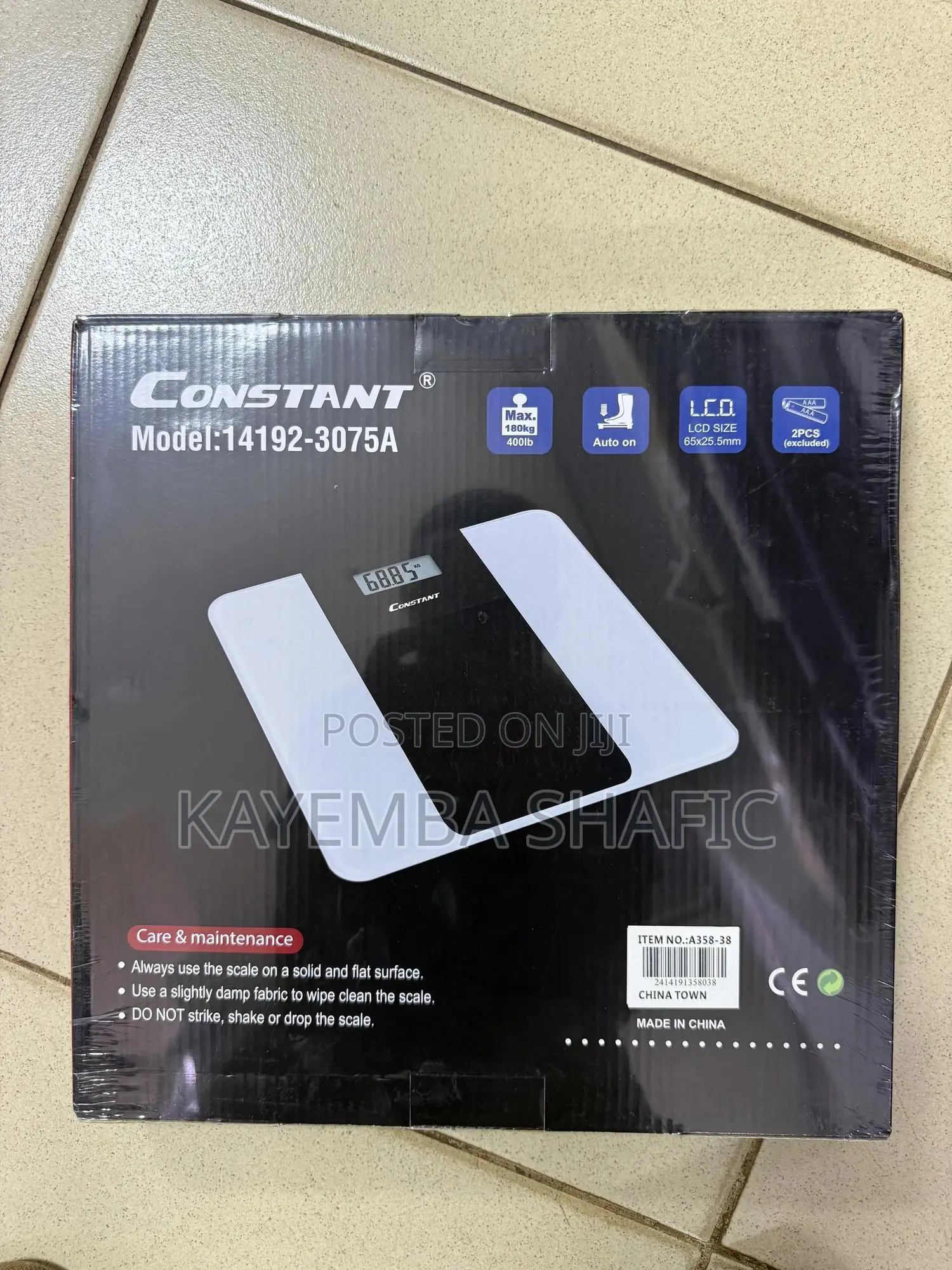Constant Electronic Personal Scale 14192-3075a