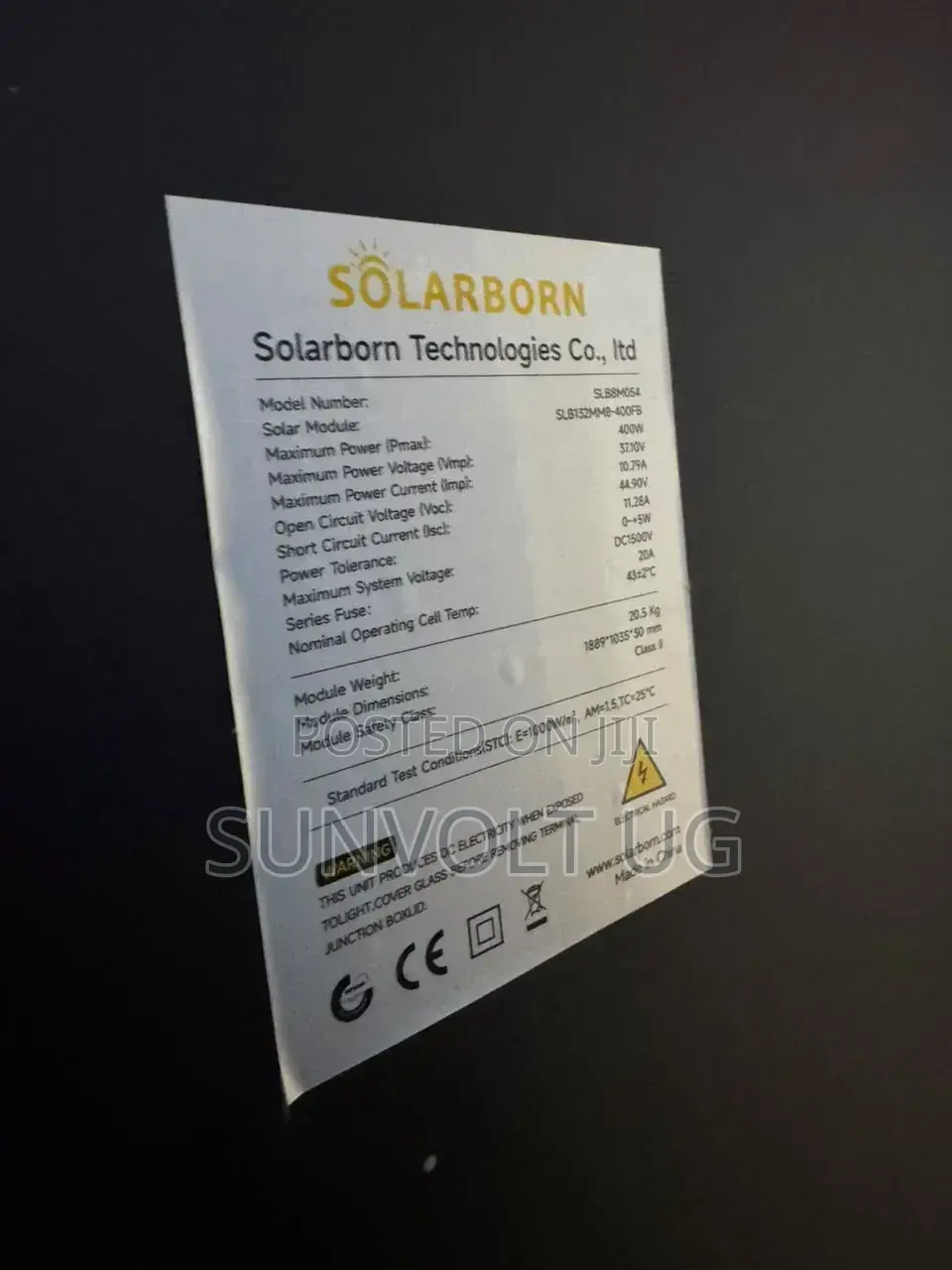 400w Monocrystalline Solar Pannel