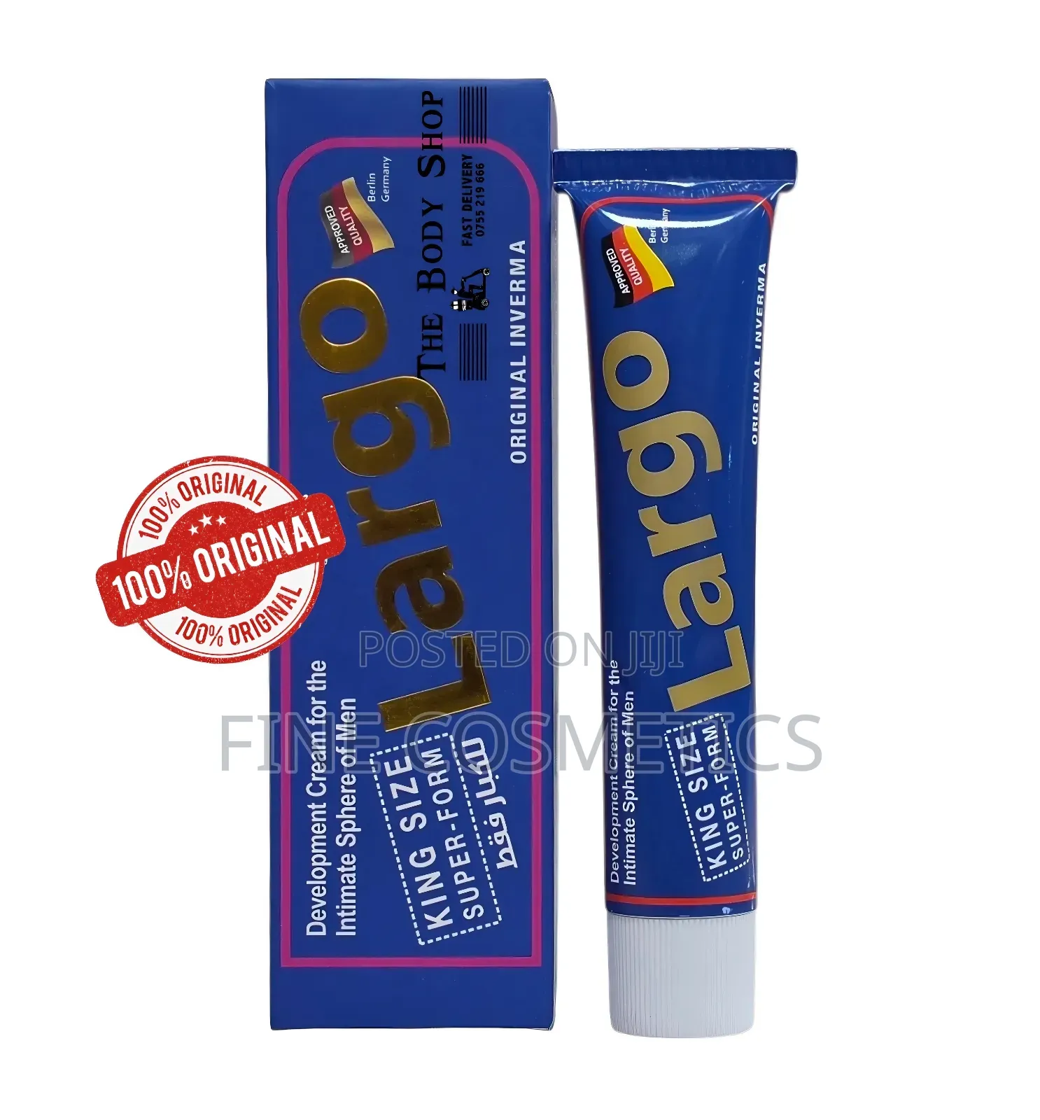 Original Largo Cream King Size Penis Enlargement Men Ejaculation Delay