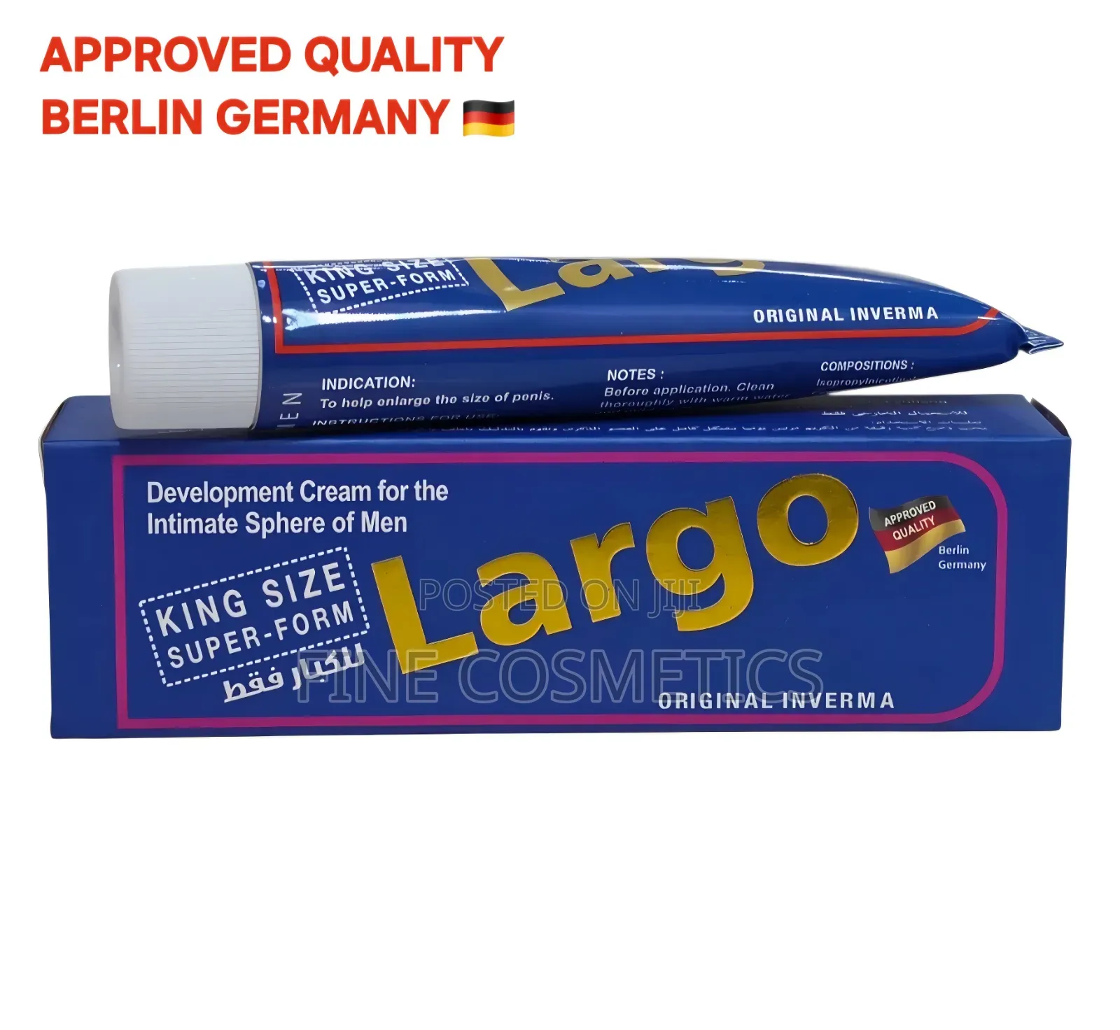 Original Largo Cream King Size Penis Enlargement Men Ejaculation Delay