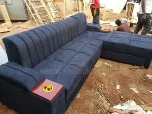 6 Seater Sofa Set Grey in Colour Ready With High Density Mattresses