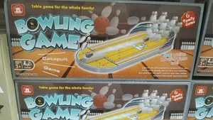 Tabletop Catapult Bowling Game