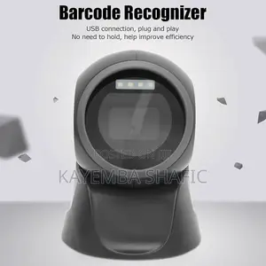 Deli Stand Barcode Scanner S231 - 1d 2d Omnidirectional Scanner