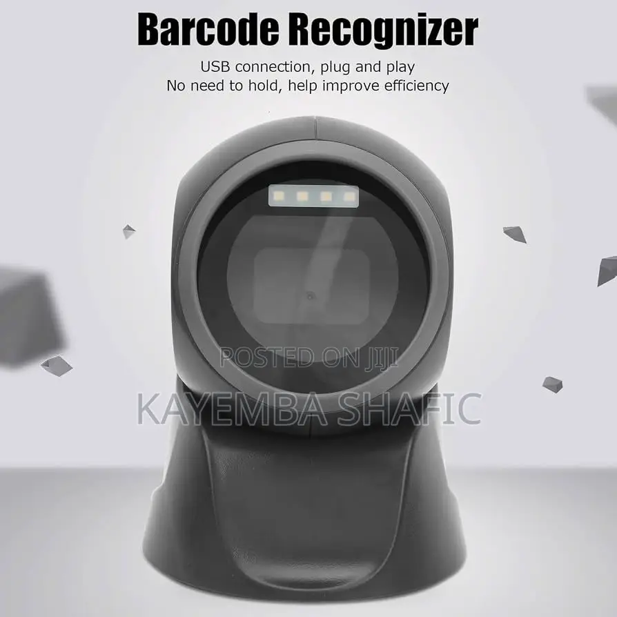 Deli Stand Barcode Scanner S231 - 1d 2d Omnidirectional Scanner