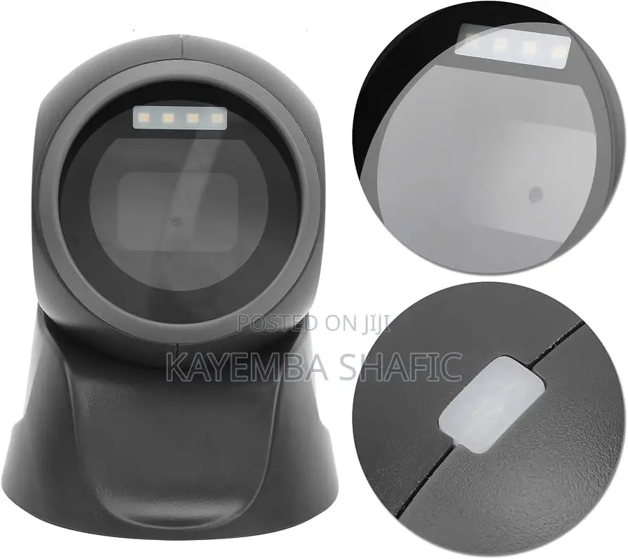 Deli Stand Barcode Scanner S231 - 1d 2d Omnidirectional Scanner