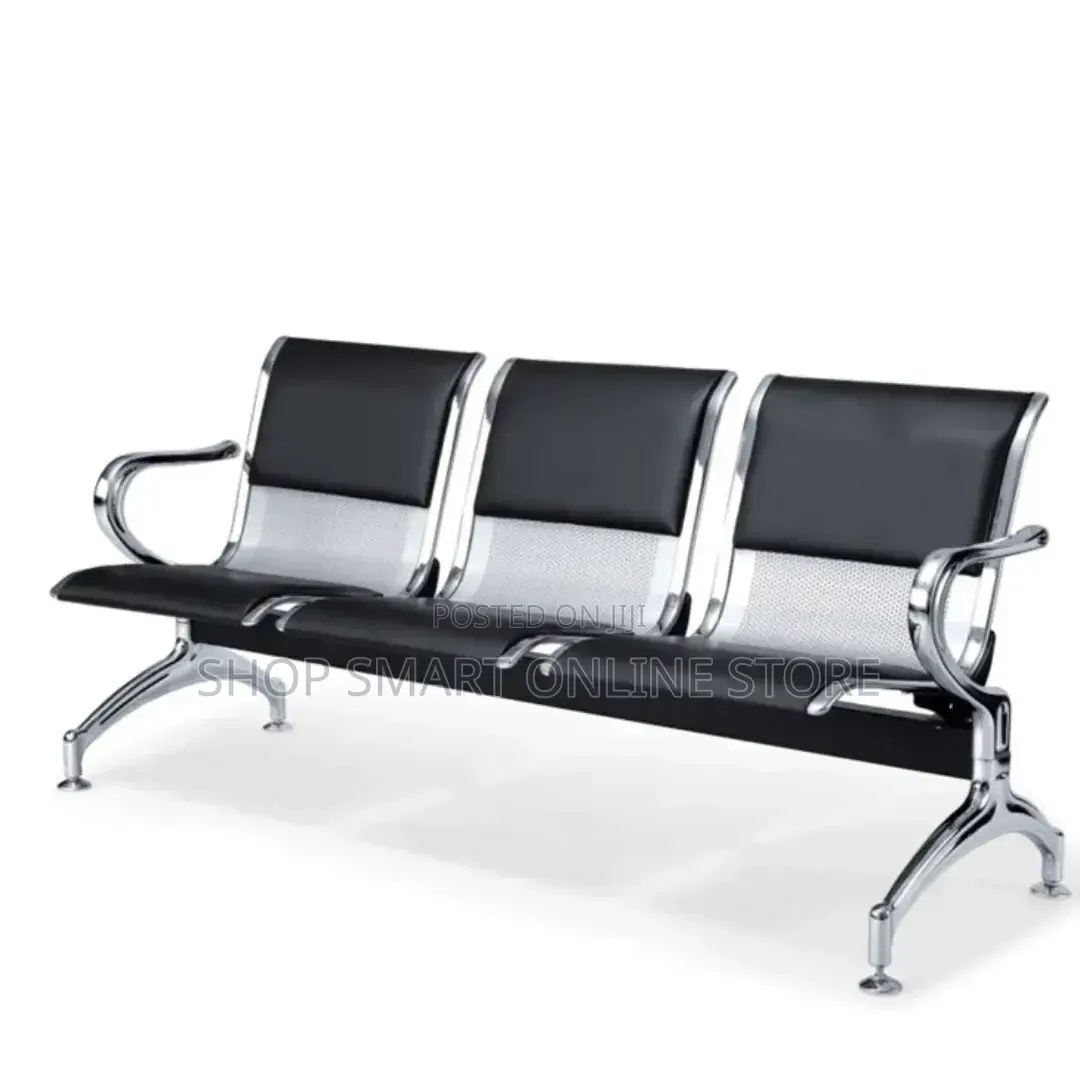 Waiting Chair 3 Seater With Caution