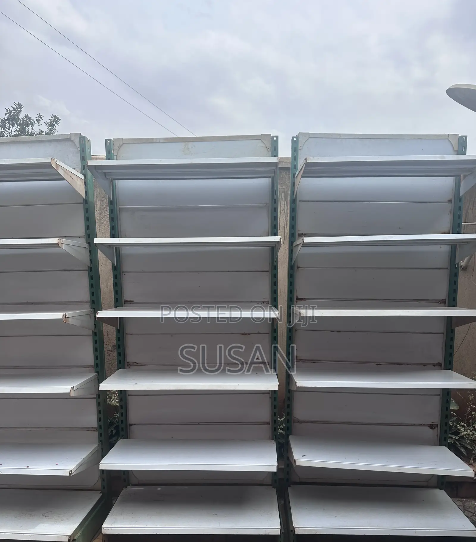 Supermarket Metallic Shelves