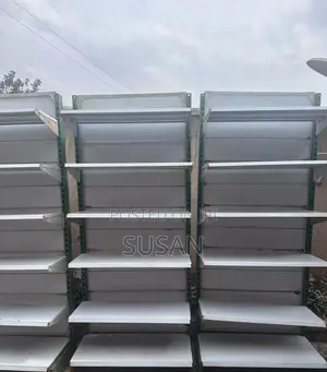 Supermarket Metallic Shelves