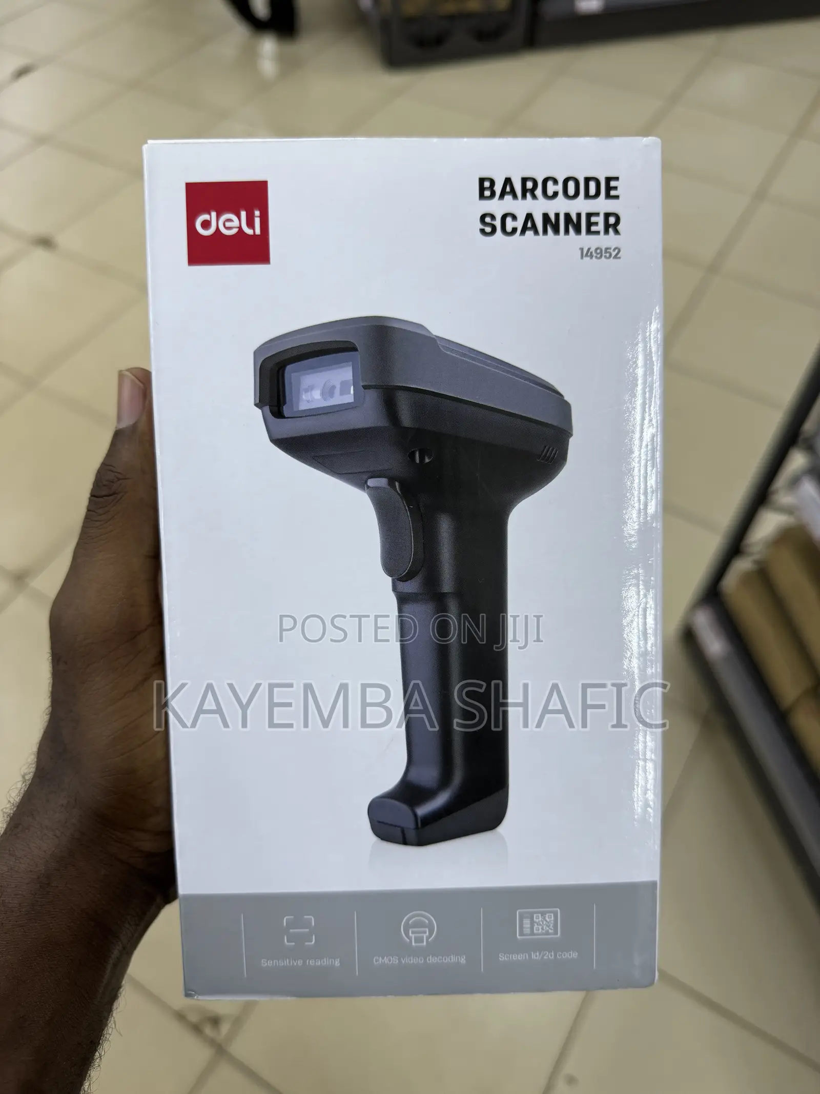 Deli 14952 Handheld 1d/2d Barcode Scanner - Brand New
