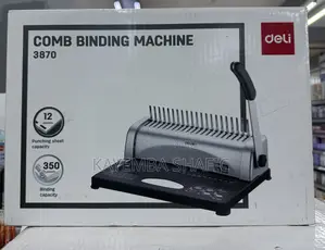 Deli 3870 Heavy Duty Comb Binding Machine (Brand New)