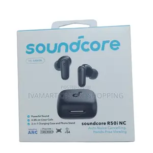 Sound Core Wireless Earbuds - A N C, Deep Bass, Lasting Battery