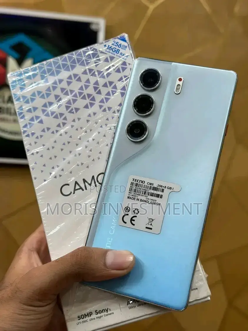 New Tecno Camon 40 Pro 5G 256 GB Blue
