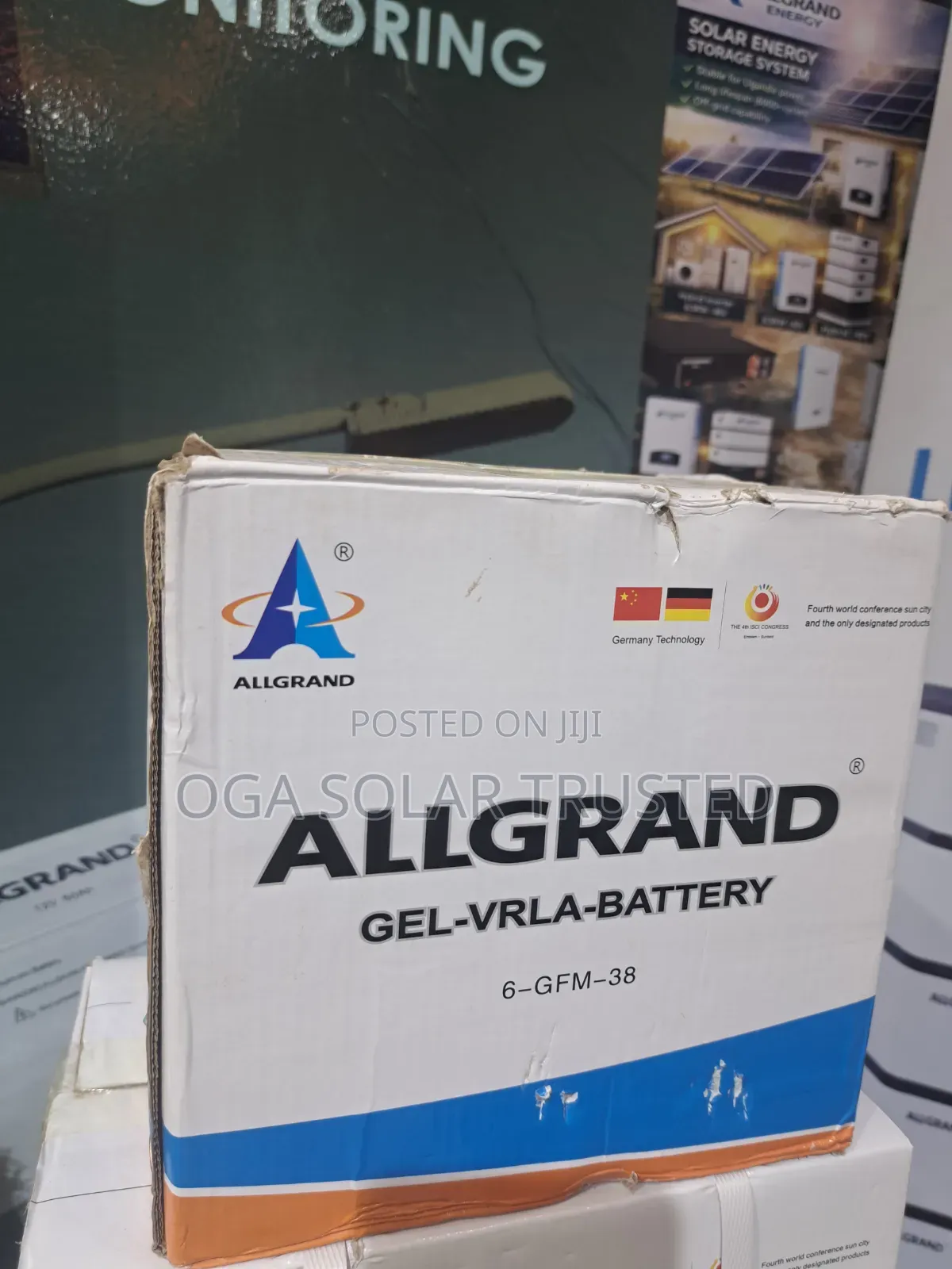 Allgrand Gel Vrla Battery 38ah
