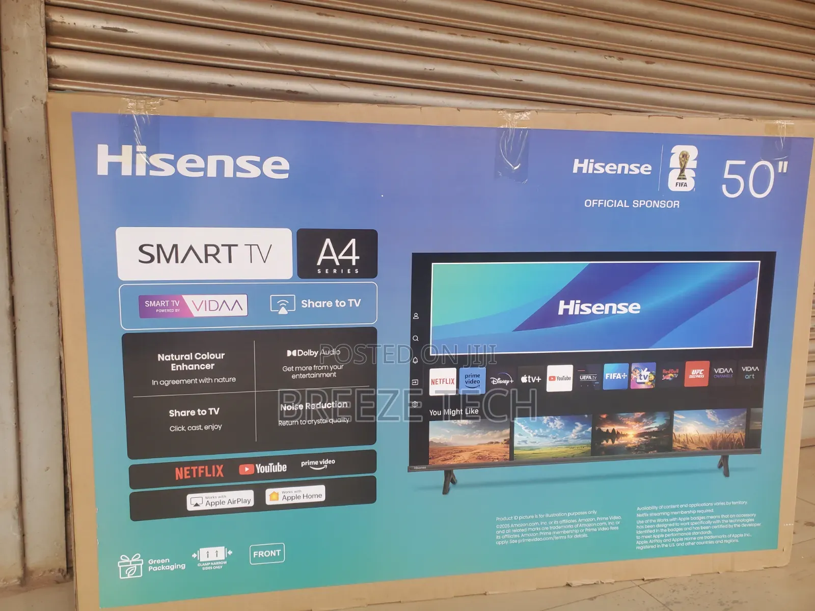 Boxed Hisense 50" A4 Smart