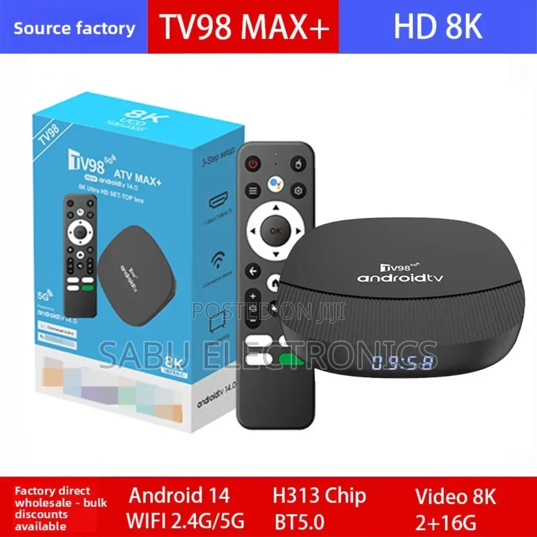 Android TV Box - Android 14 - Wifi Ultra Hd Chromecast Built-In