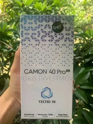 New Tecno Camon 40 Pro 5G 256 GB Black