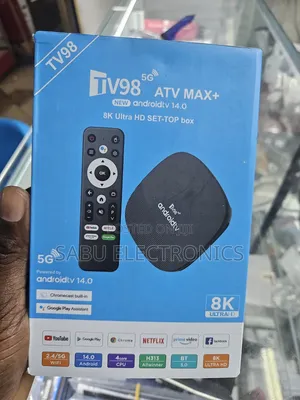 Tv98 Atv Max+ Android Tv Box 14.0 – 5g Wifi - Chromecast Built-in