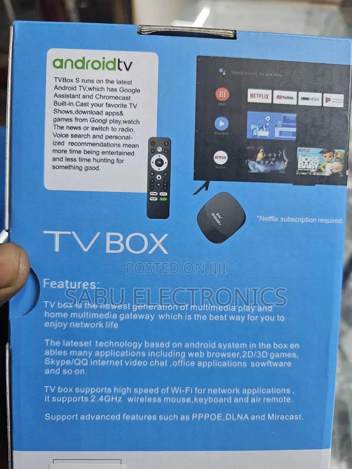 Tv98 Atv Max+ Android TV Box 14.0 – 5g Wifi - Chromecast Built-In
