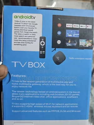 Tv98 Atv Max+ Android TV Box 14.0 – 5g Wifi - Chromecast Built-In
